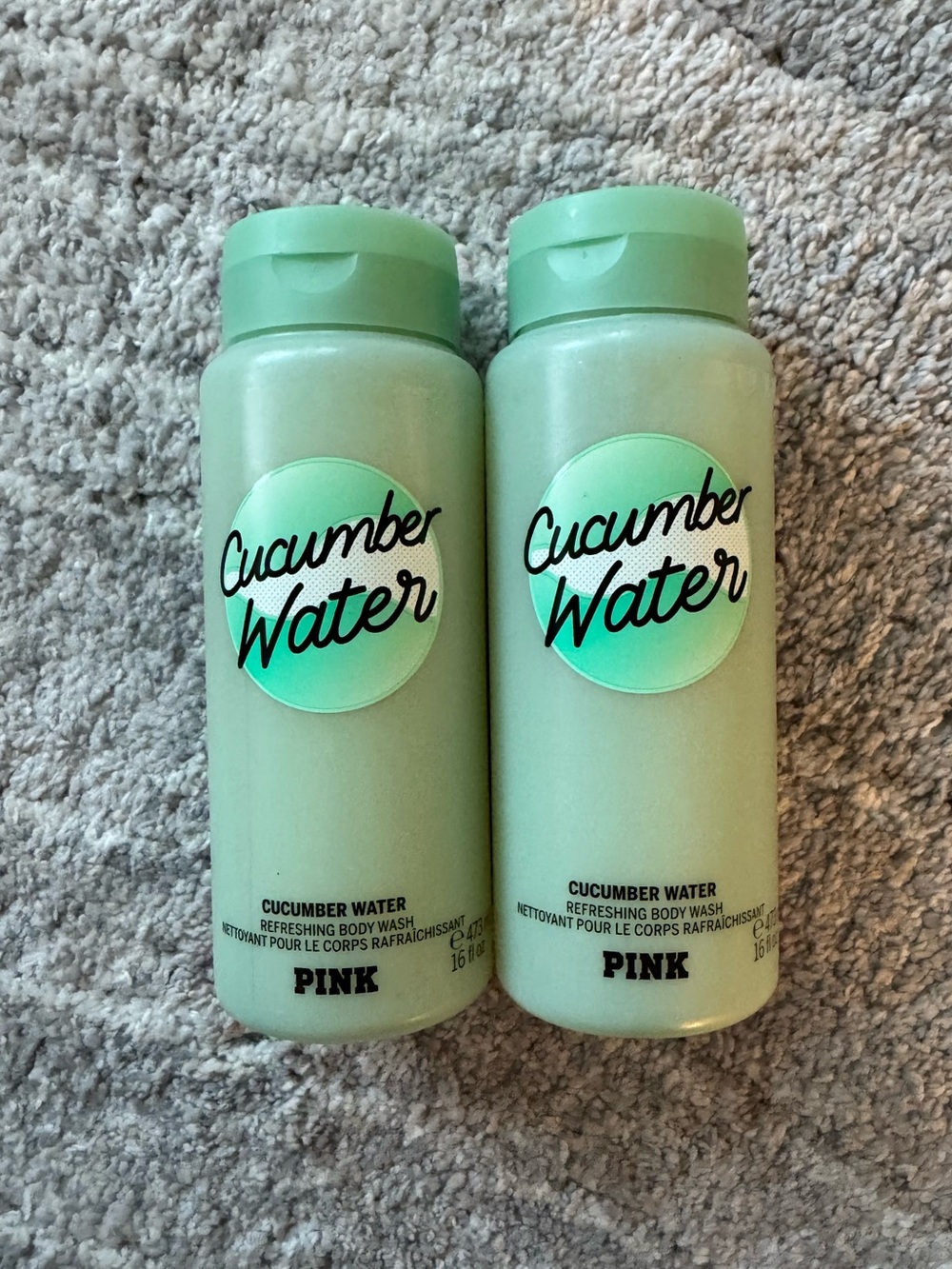 VS PINK cucumber water refreshing body wash